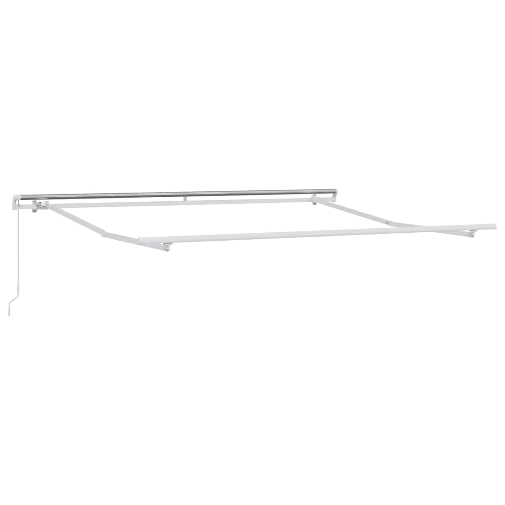 Toldo retrátil manual 300x250 cm antracite e branco