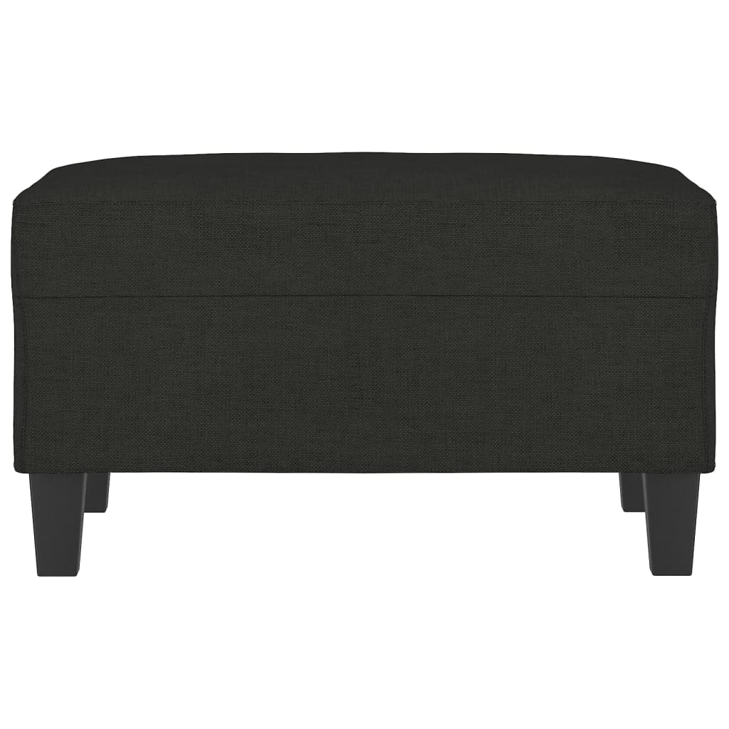 Apoio de pés 70x55x41 cm tecido preto