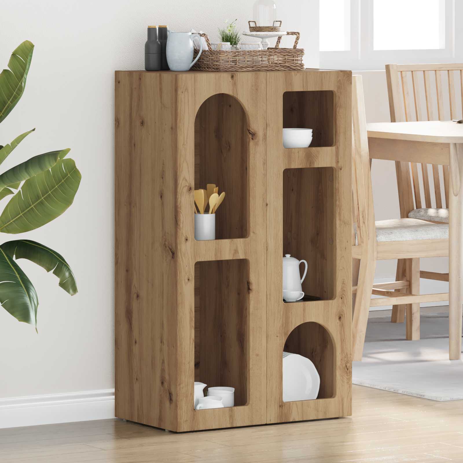 Buffet elst carvalho artesanal 59 x 35 x 100,5 cm