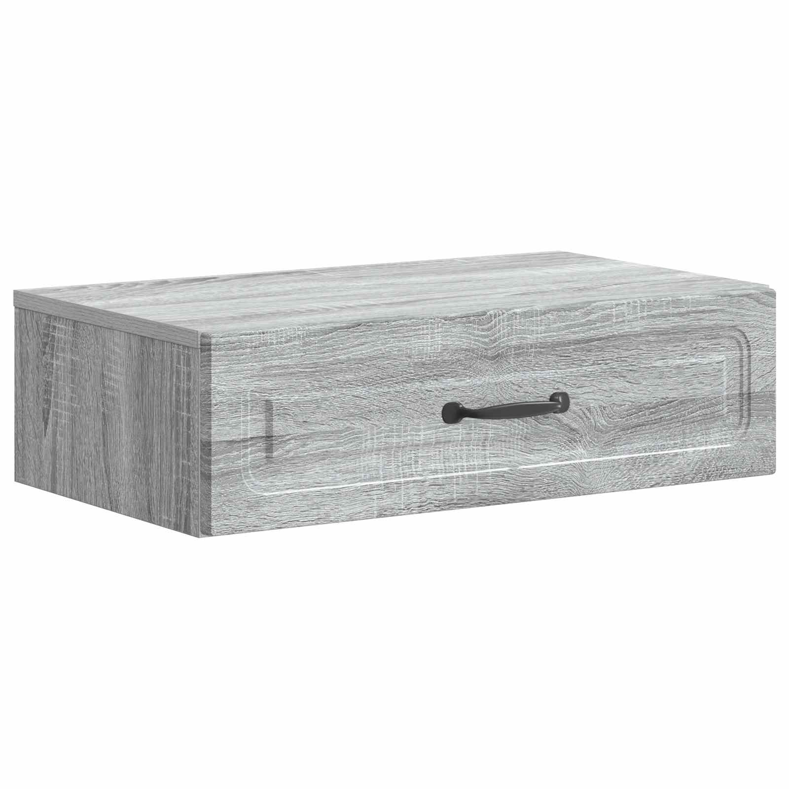 Mesa lateral de parede sonoma cinzento 59 x 34,5 x 17 cm