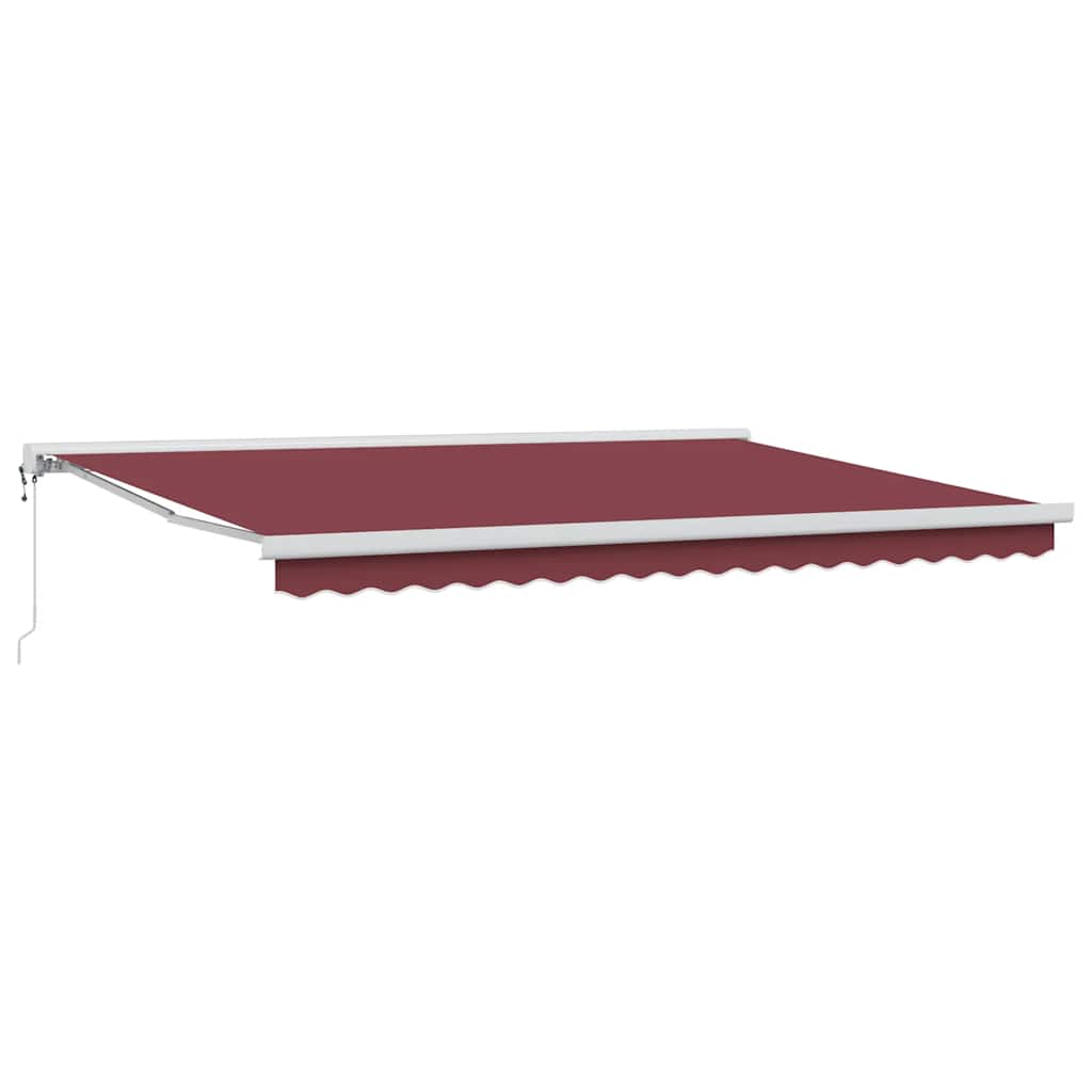 Toldo retrátil automático 450x300 cm bordô
