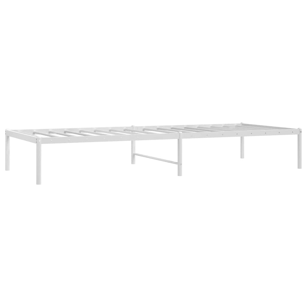 Estrutura de cama 80x200 cm metal branco