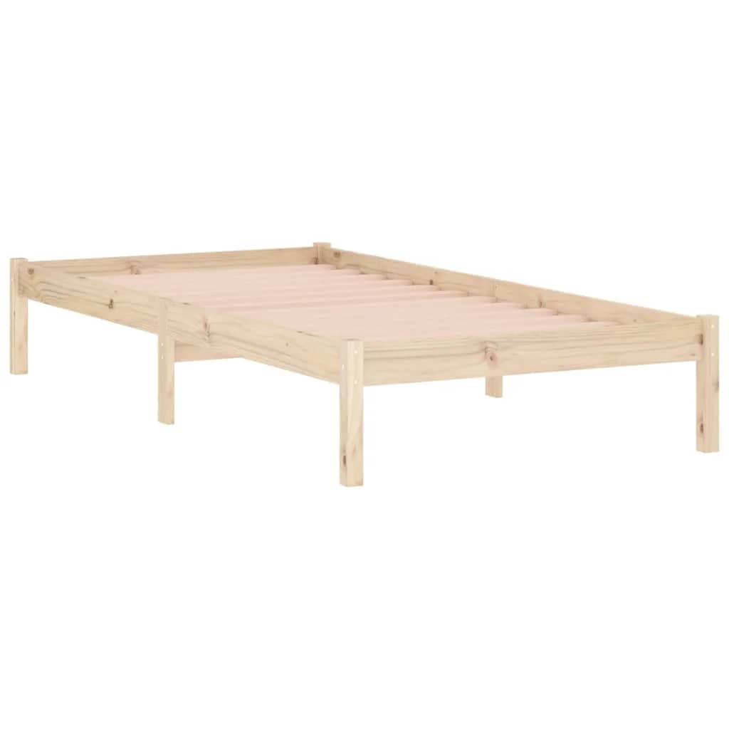 Cama sem colchão 100x190 cm twin madeira de pinho maciça