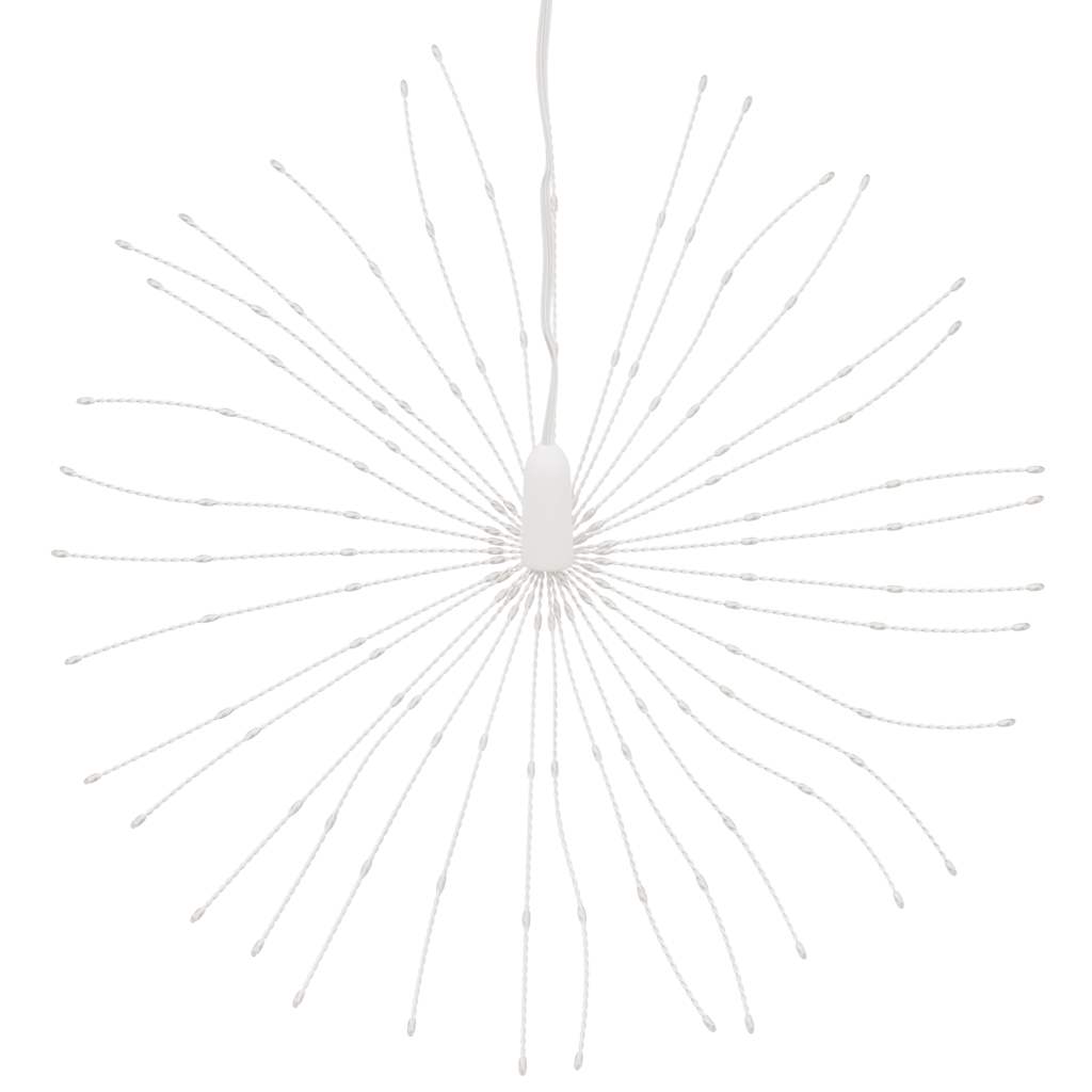 Iluminação estrelar p/ natal 140 luzes LED 17 cm multicor