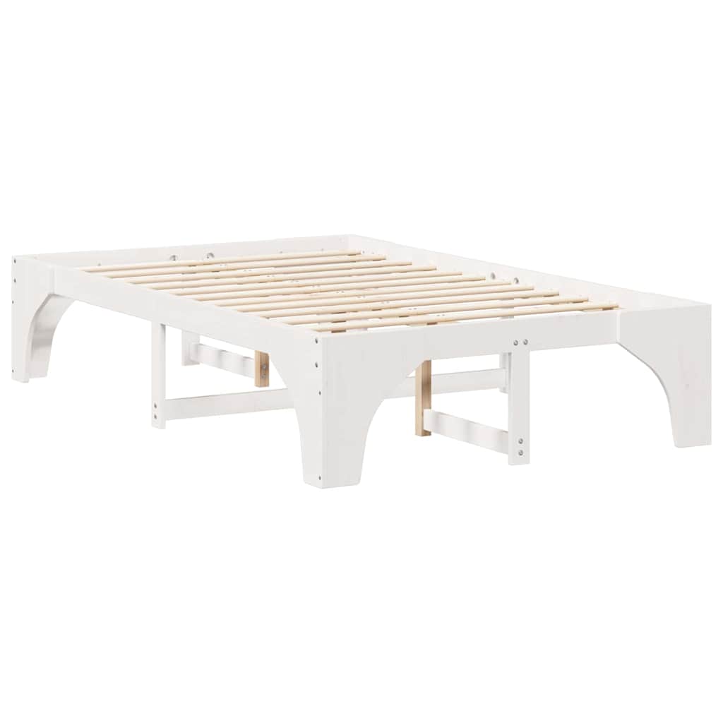 Estrutura da cama branco 140 x 190 cm