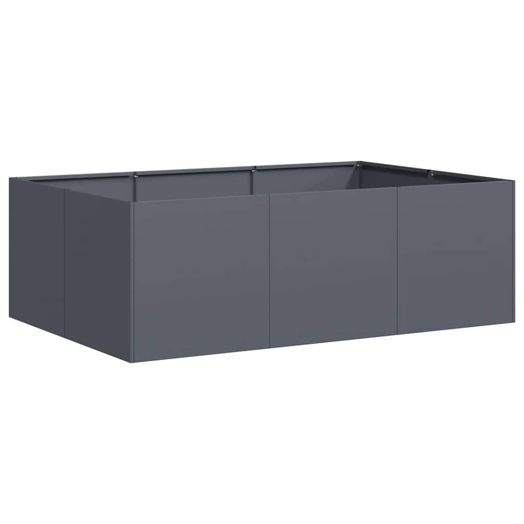 Vaso/floreira 120x80x40 cm aço antracite