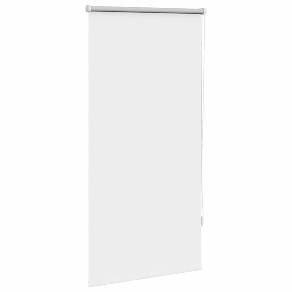 Cortina de rolo blackout, 64,4 x 120 cm, largura do tecido 60 cm, branca.