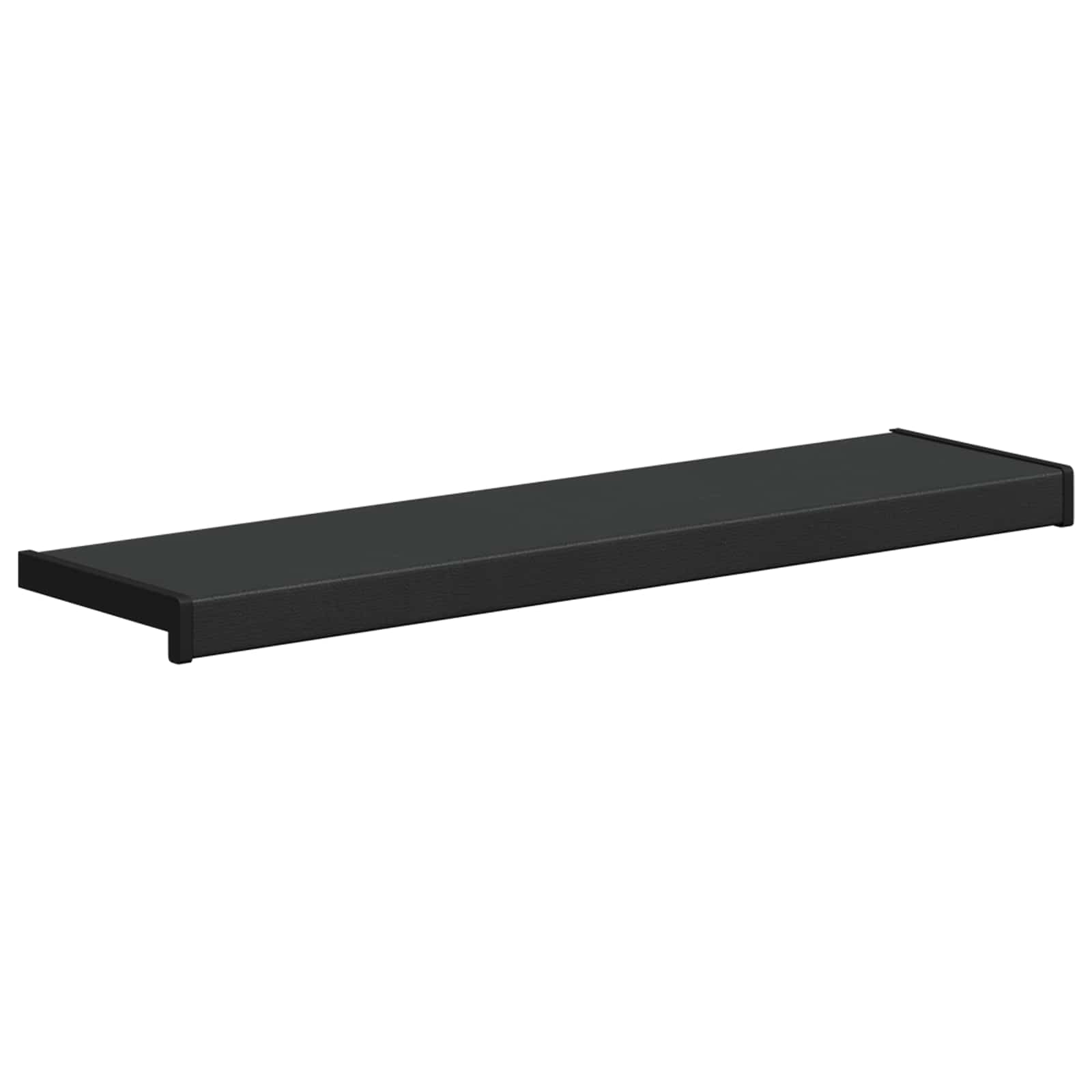Soleira de janela preto com veios de madeira 80 x 20 x 4,5 cm