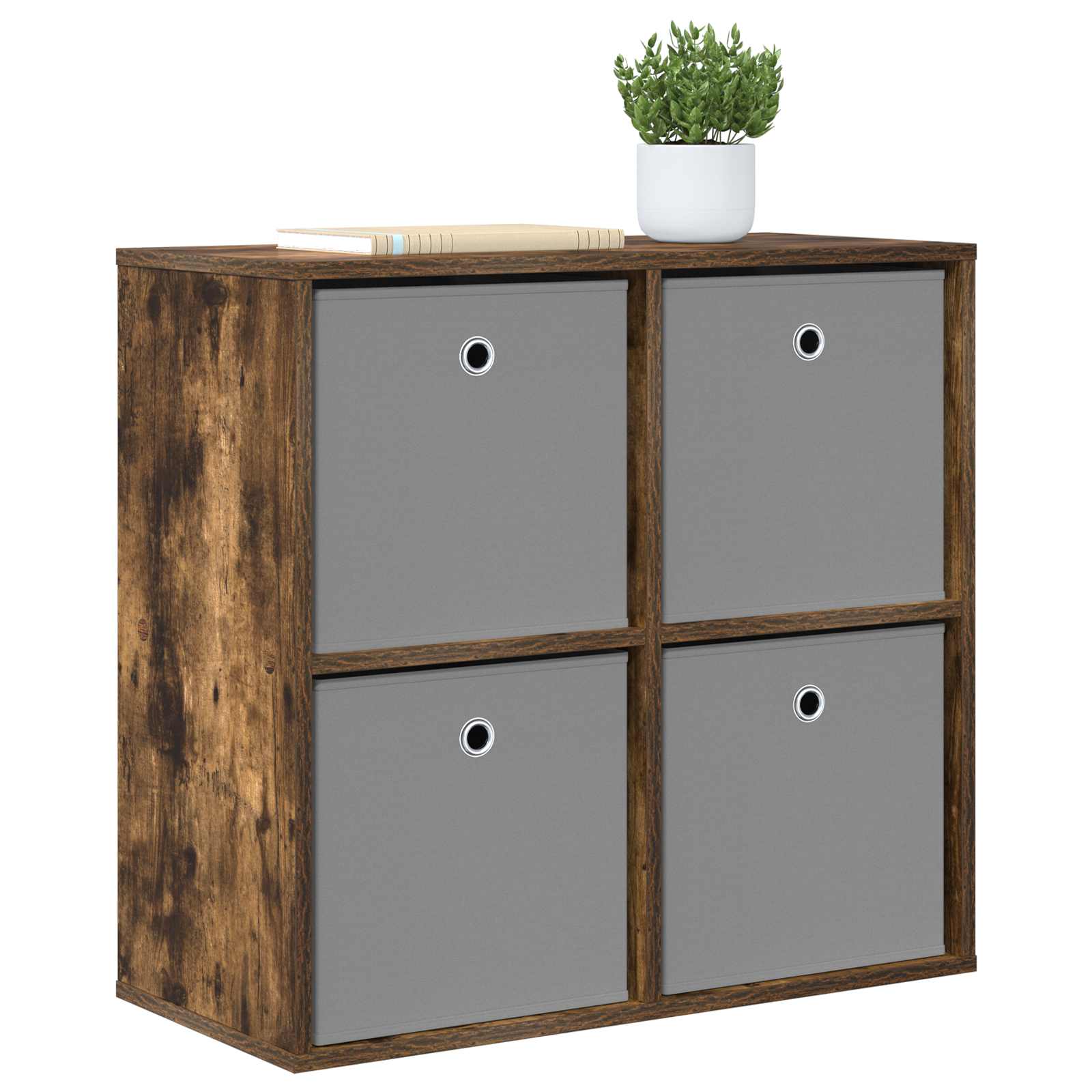 Buffet com gaveta carvalho defumado 68,5 x 32 x 67 cm