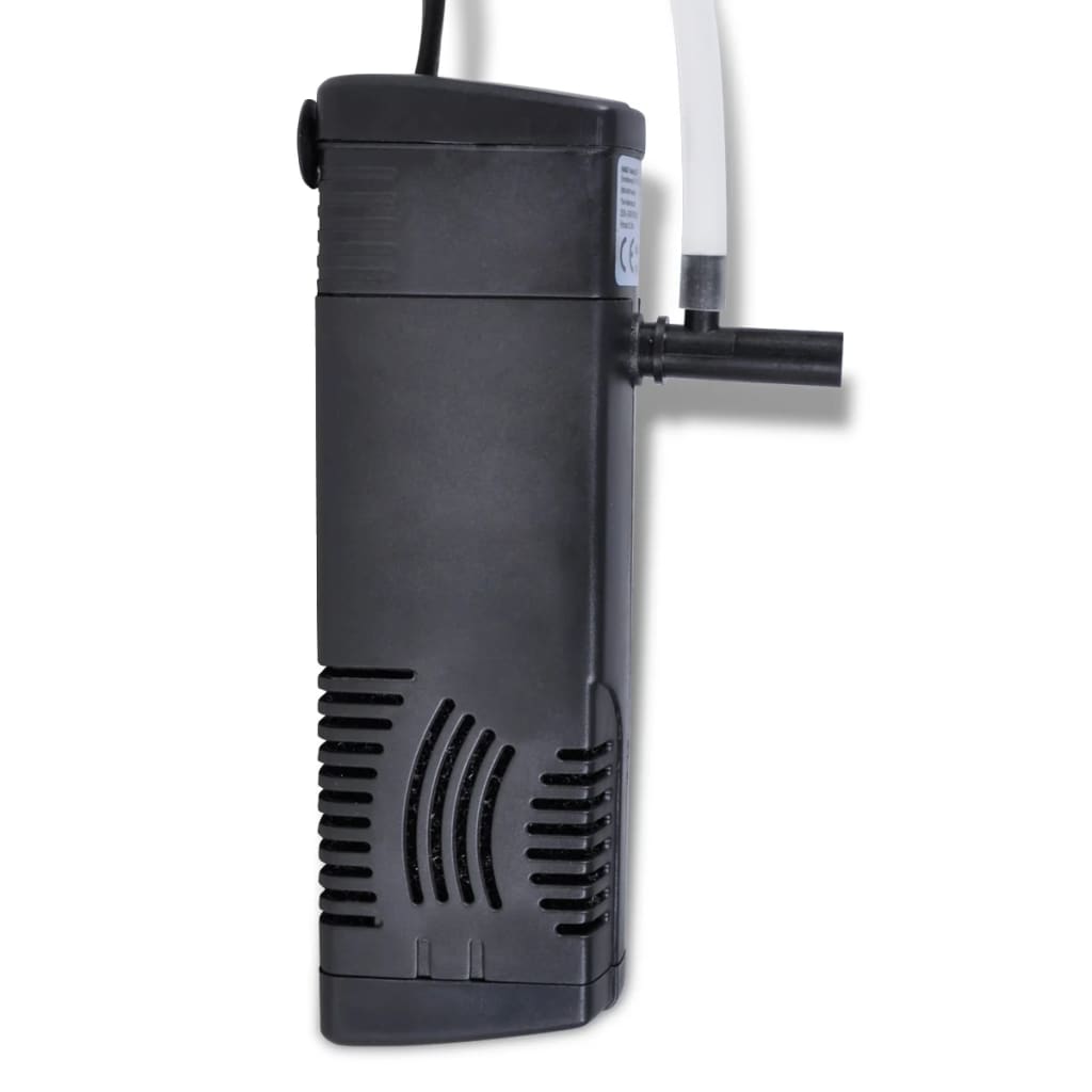 Filtro bomba de aquário com carbono ativado 300l/h