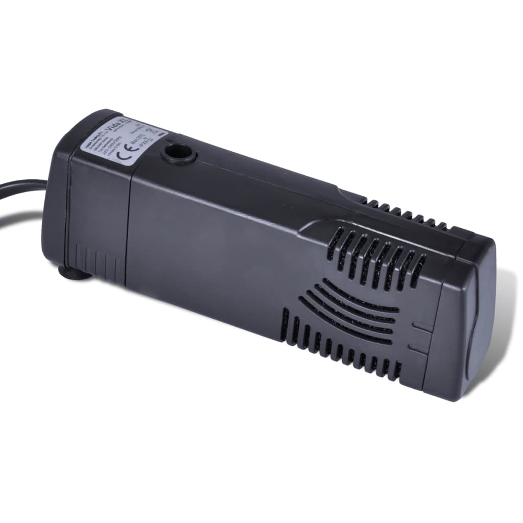 Filtro bomba de aquário com carbono ativado 300l/h