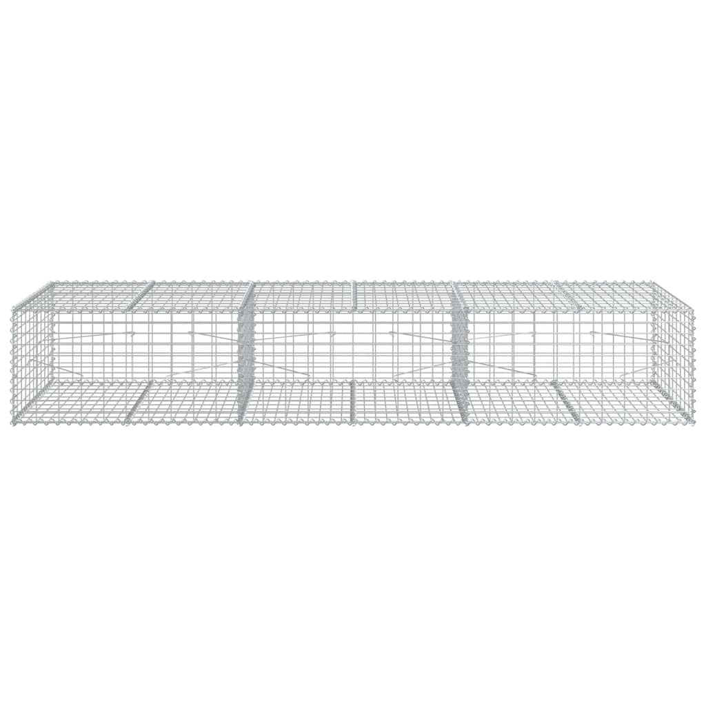 Cesto gabião com cobertura 300x100x50 cm ferro galvanizado