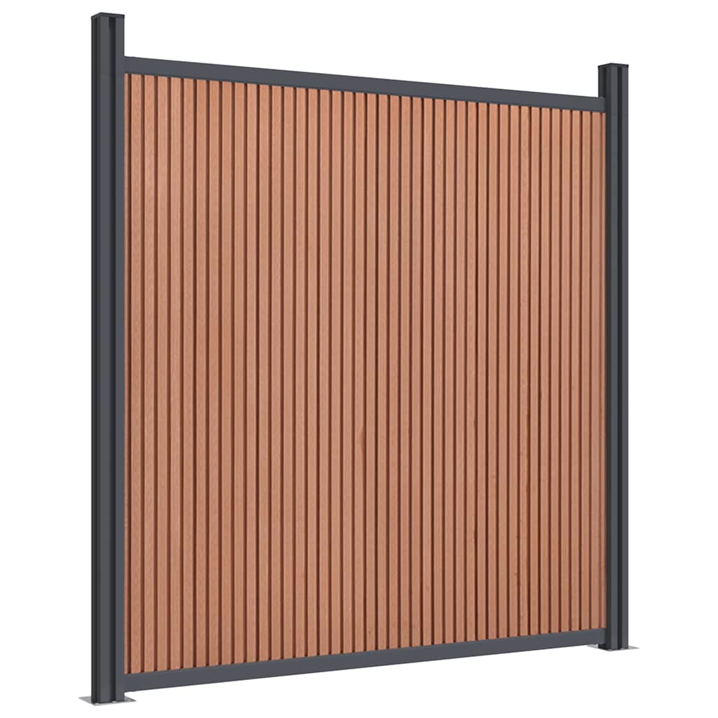 Painel de vedação 1218x186 cm wpc castanho