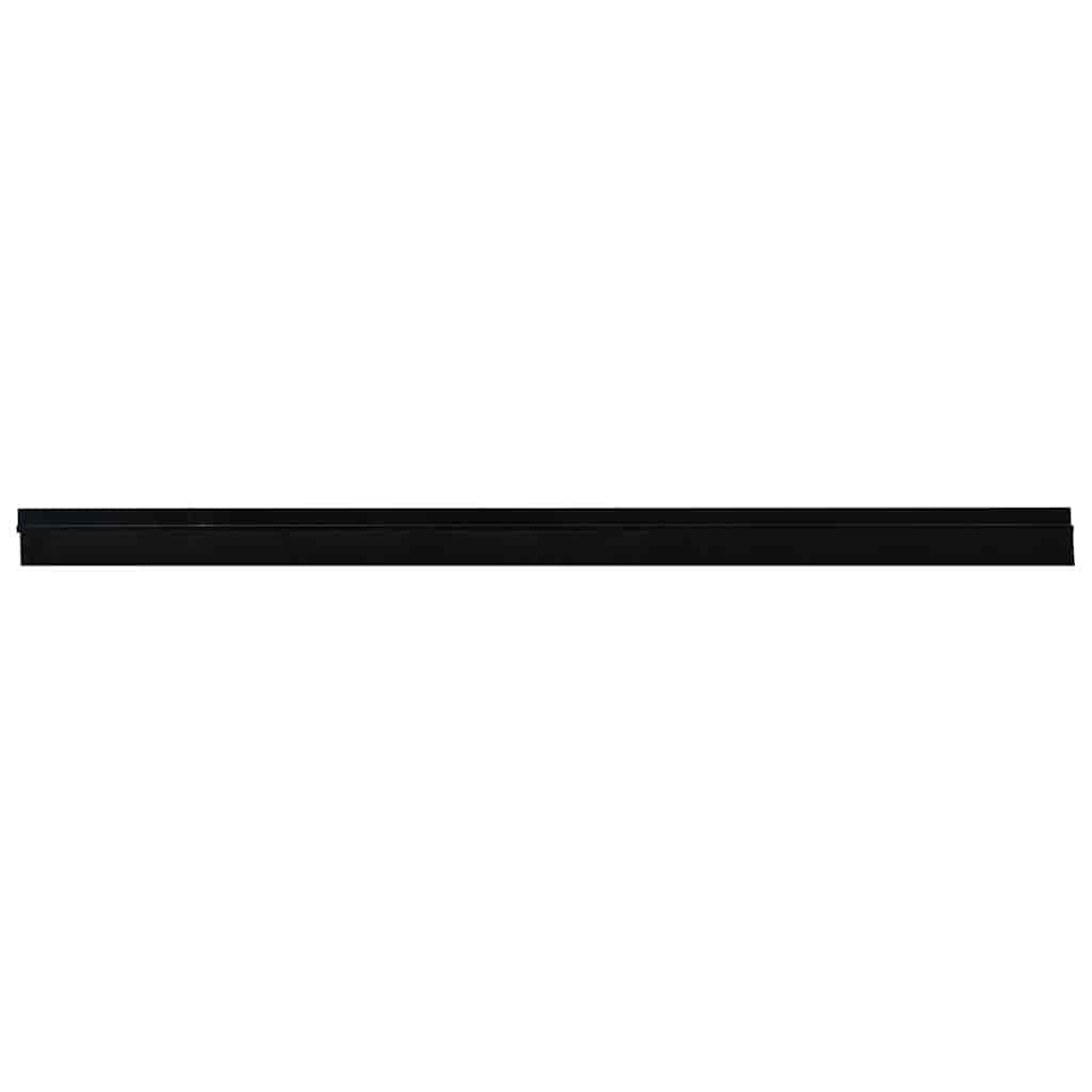 Selos de escovas para porta auto-adesivos 6 unid. preto 100 cm