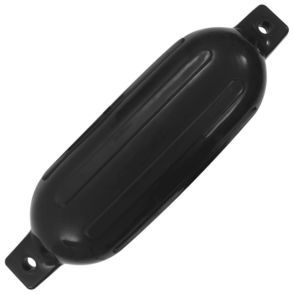 Para-choques para barco 4 pcs 58,5x16,5 cm PVC preto