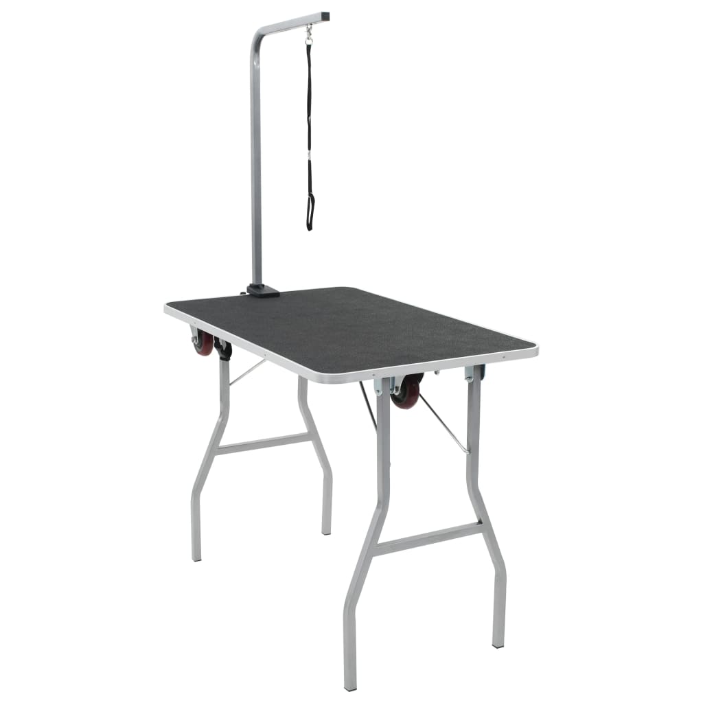 Mesa de tosquia portátil com rodas
