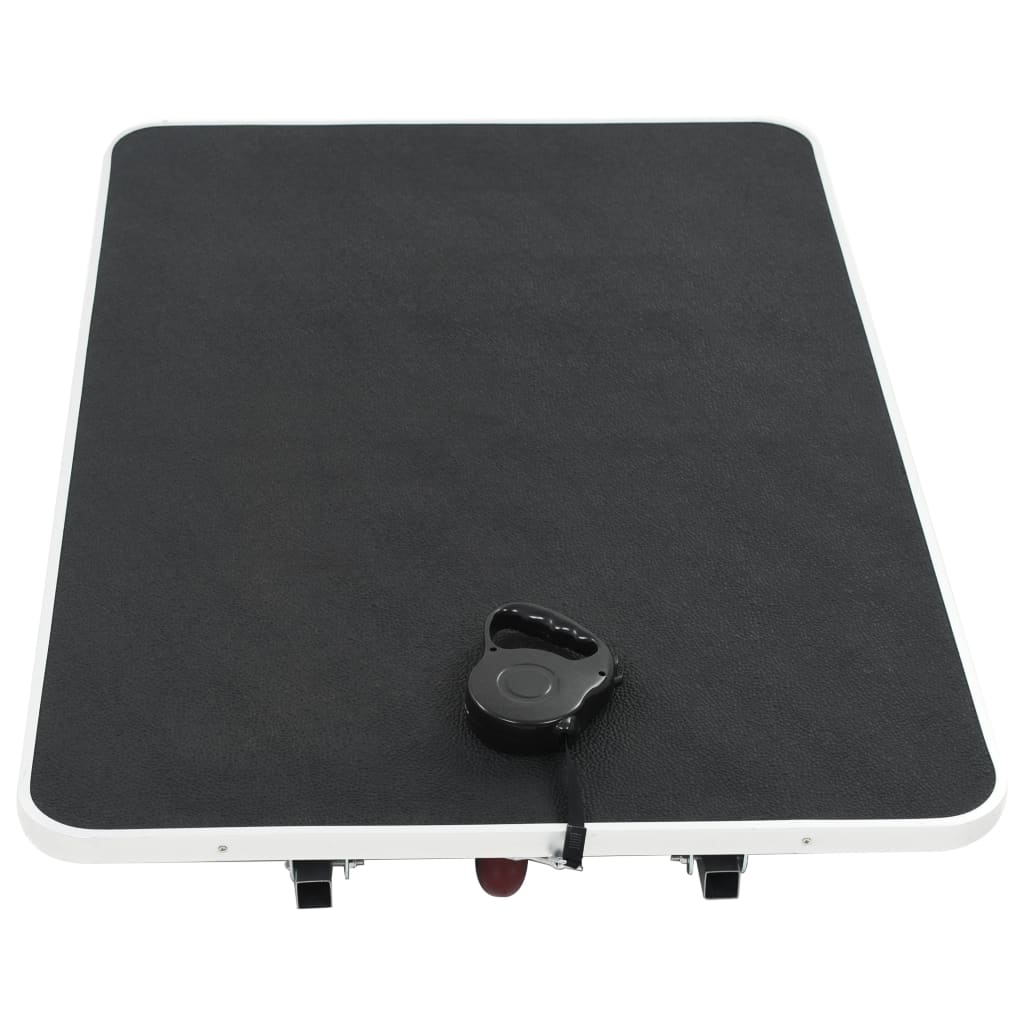 Mesa de tosquia portátil com rodas