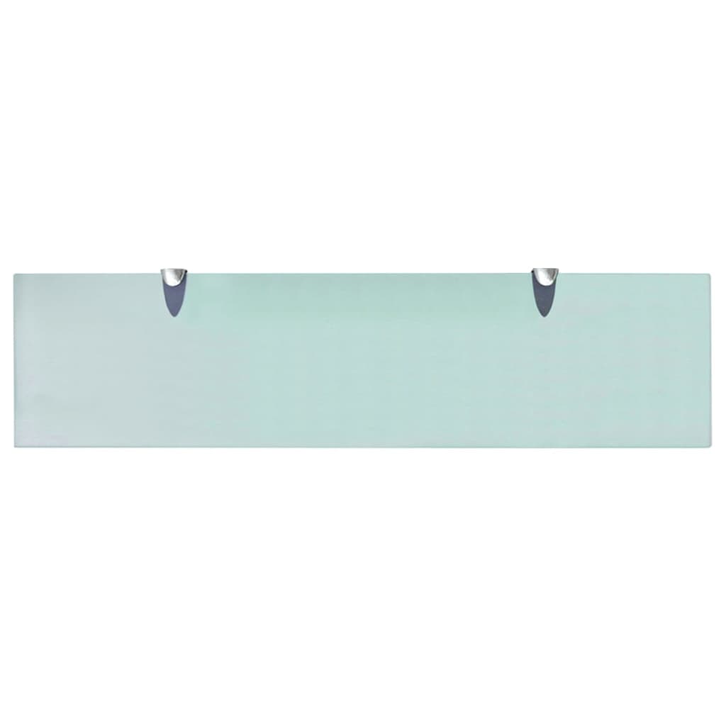 Prateleiras flutuantes 2 pcs vidro 80x20 cm 8 mm