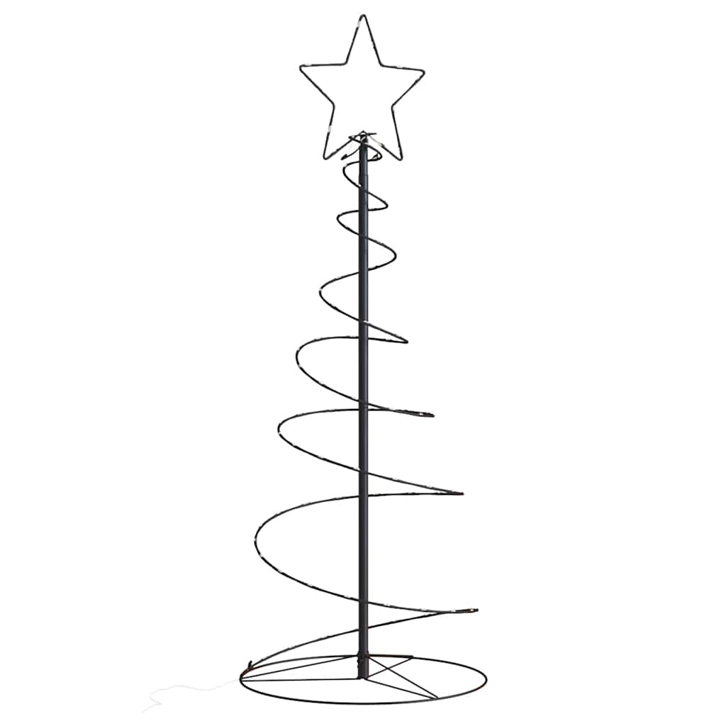 LED árvore de natal 80 leds branco quente 120 cm