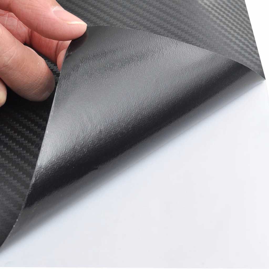 Películas para carro 2 pcs 100x150 cm preto 3d