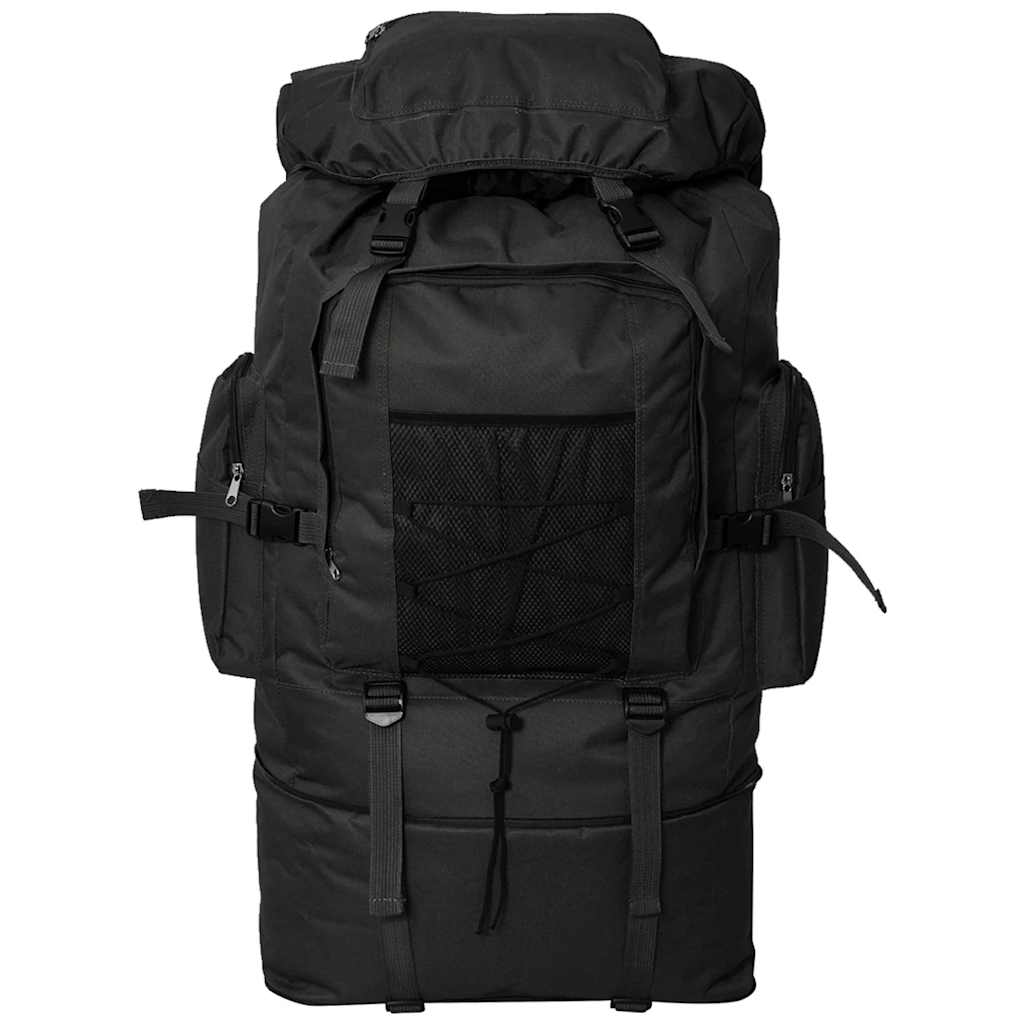 Mochila estilo exército xxl 100 l preto