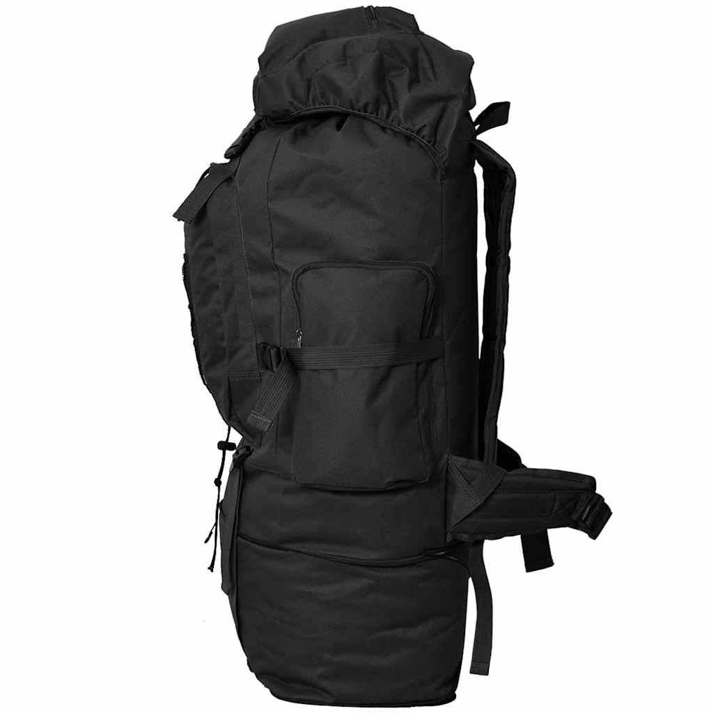 Mochila estilo exército xxl 100 l preto