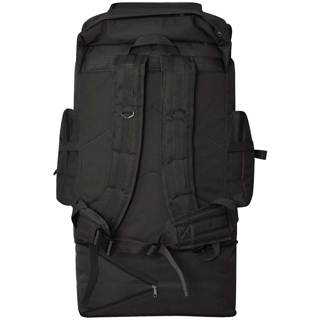 Mochila estilo exército xxl 100 l preto