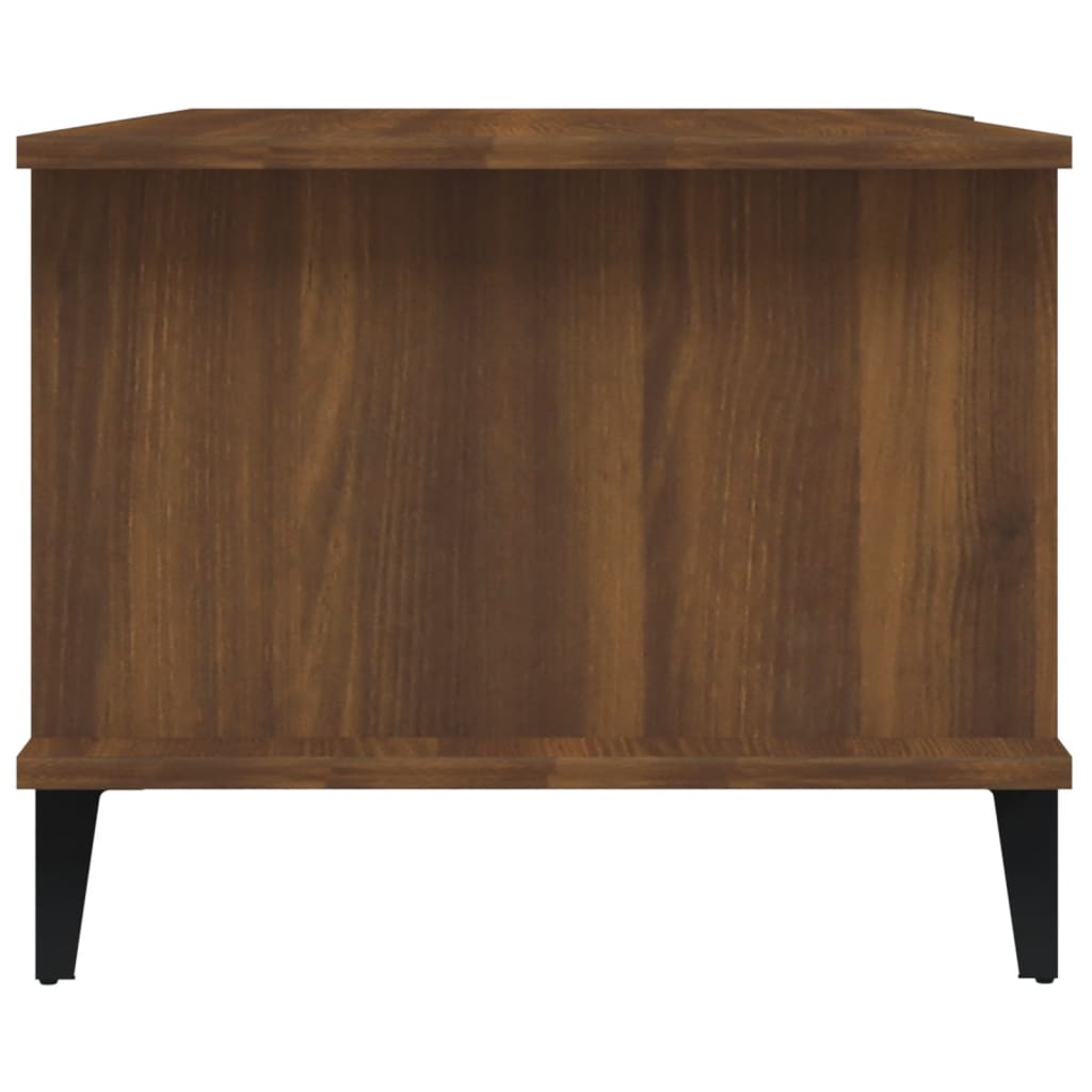 Mesa centro 90x50x40 cm derivados de madeira carvalho castanho