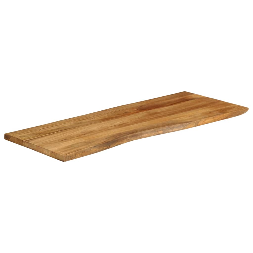 Tampo de mesa c/ borda viva 140x60x2,5 cm mangueira maciça