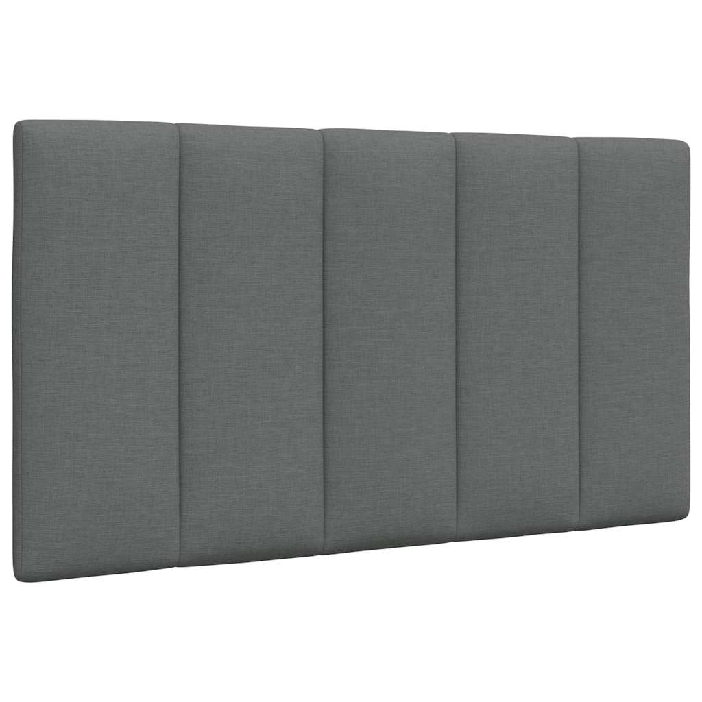 Almofadão de cabeceira hanko 80 cm tecido cinzento-escuro