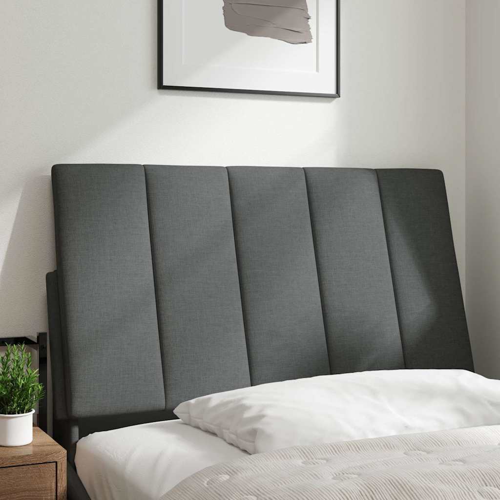 Almofadão de cabeceira hanko 80 cm tecido cinzento-escuro