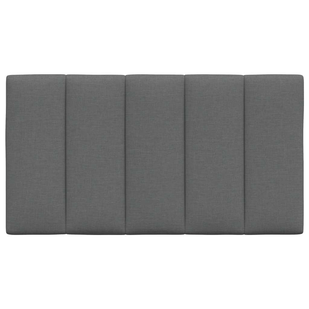 Almofadão de cabeceira hanko 80 cm tecido cinzento-escuro