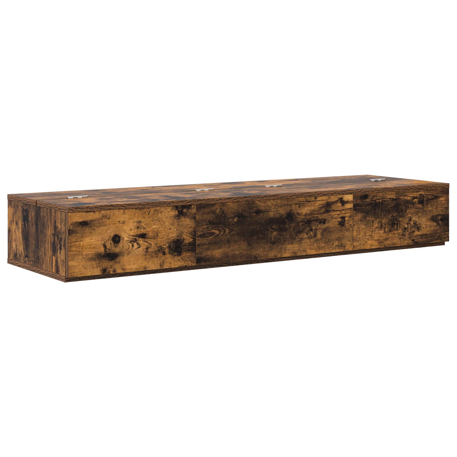 Mesa de estúdio carvalho fumado 110 x 40 x 19,5 cm