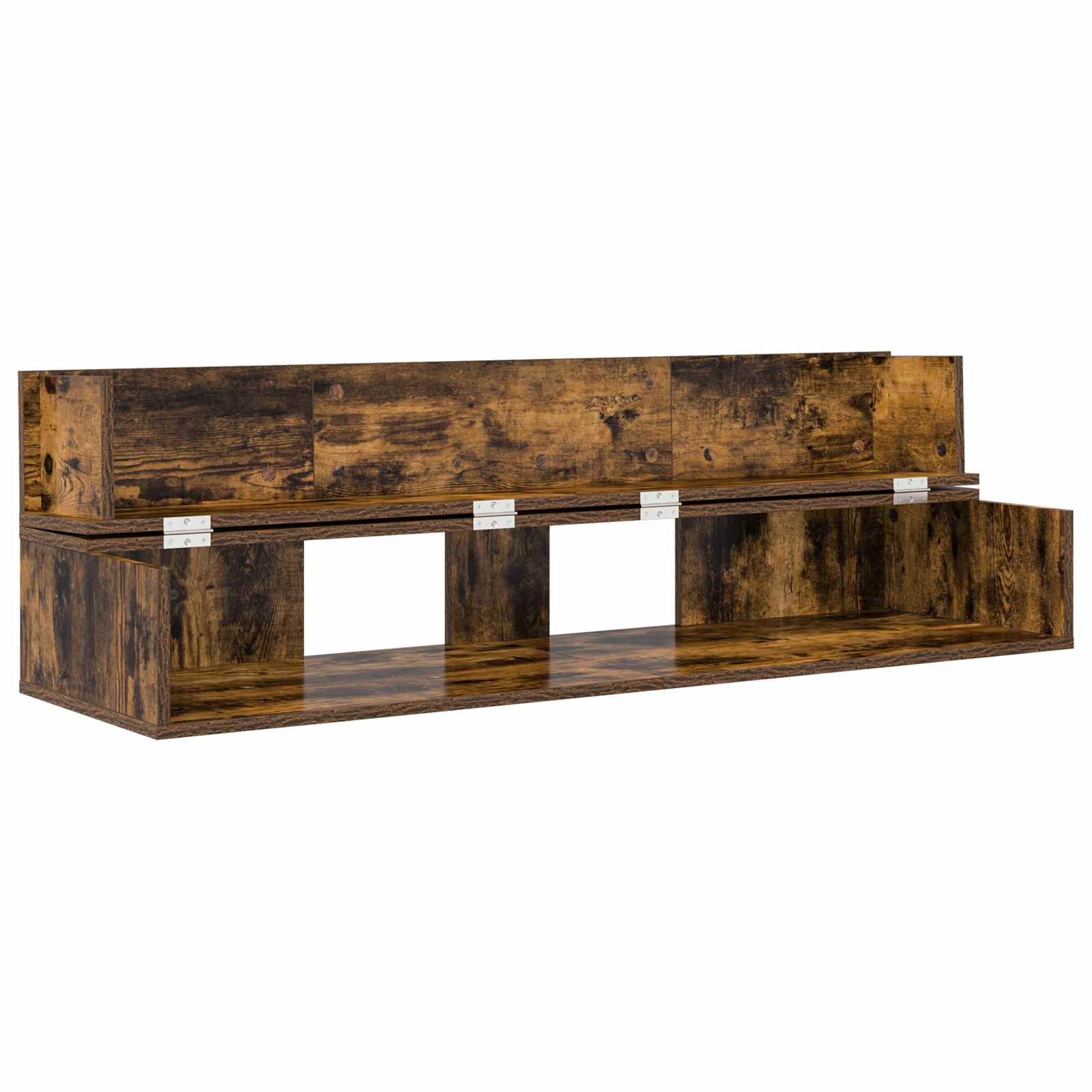 Mesa de estúdio carvalho fumado 110 x 40 x 19,5 cm