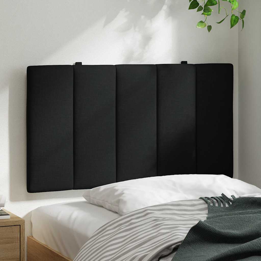 Almofadão de cabeceira hanko 80 cm tecido preto