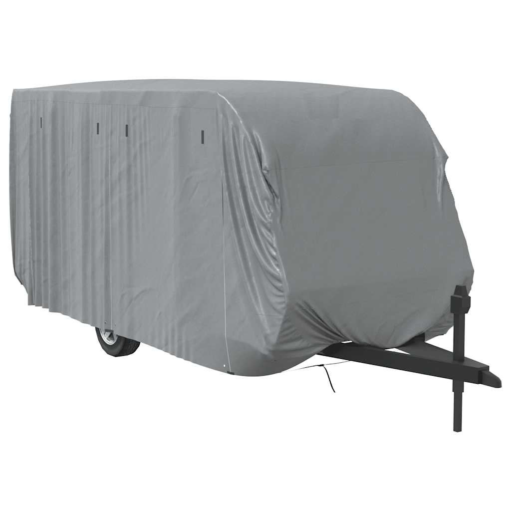 Cobertura caravana 610x250x220 cm tecido não tecido cinzento