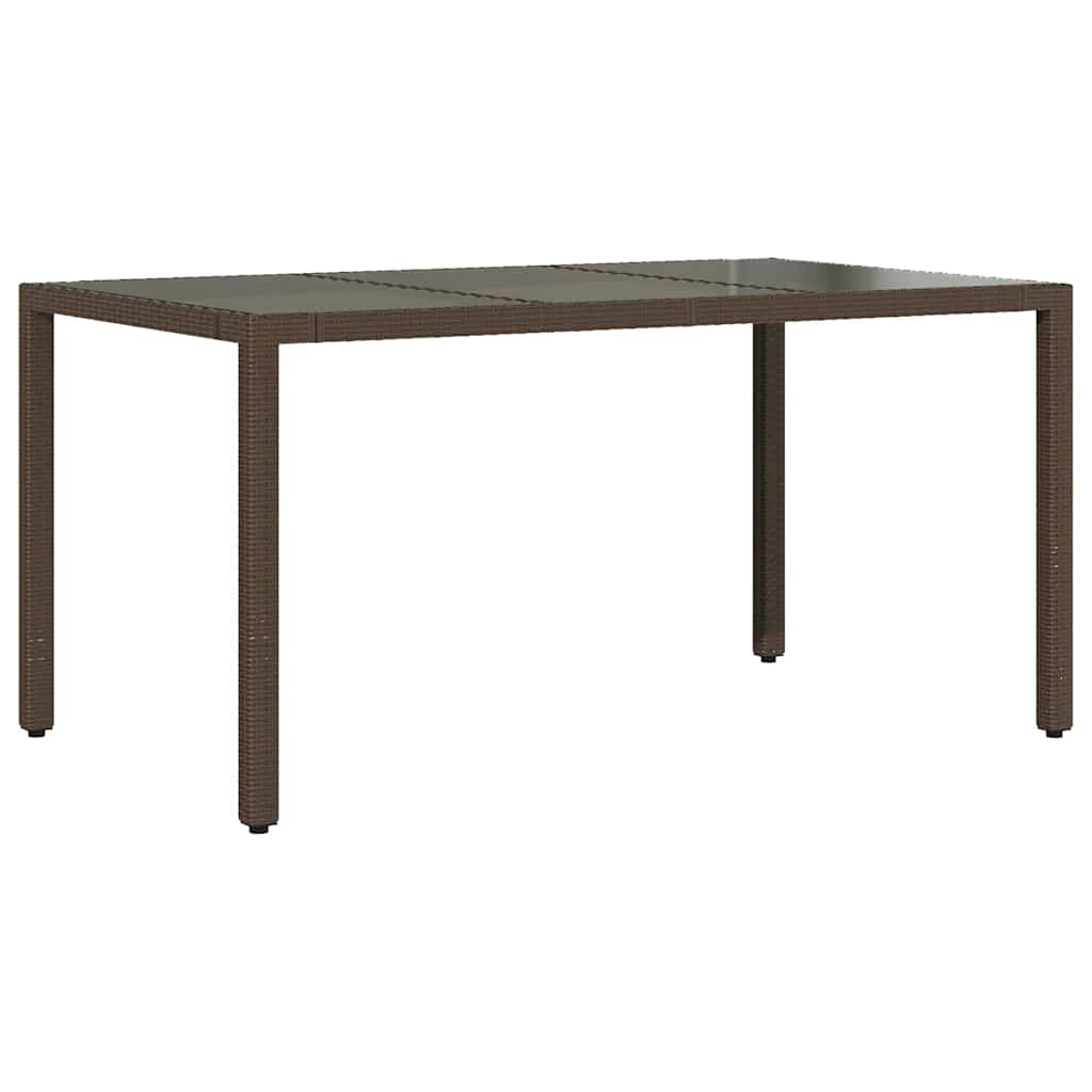 5 Pcs conjunto bistrô p/ jardim c/ almofadões vime PE castanho