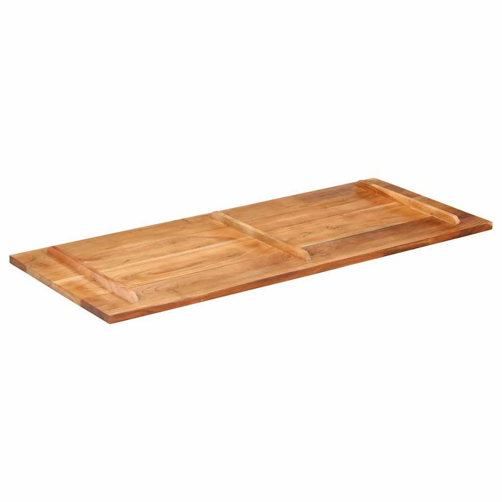 Tampo de mesa 140x60x(2,5-2,7) cm madeira de acácia maciça