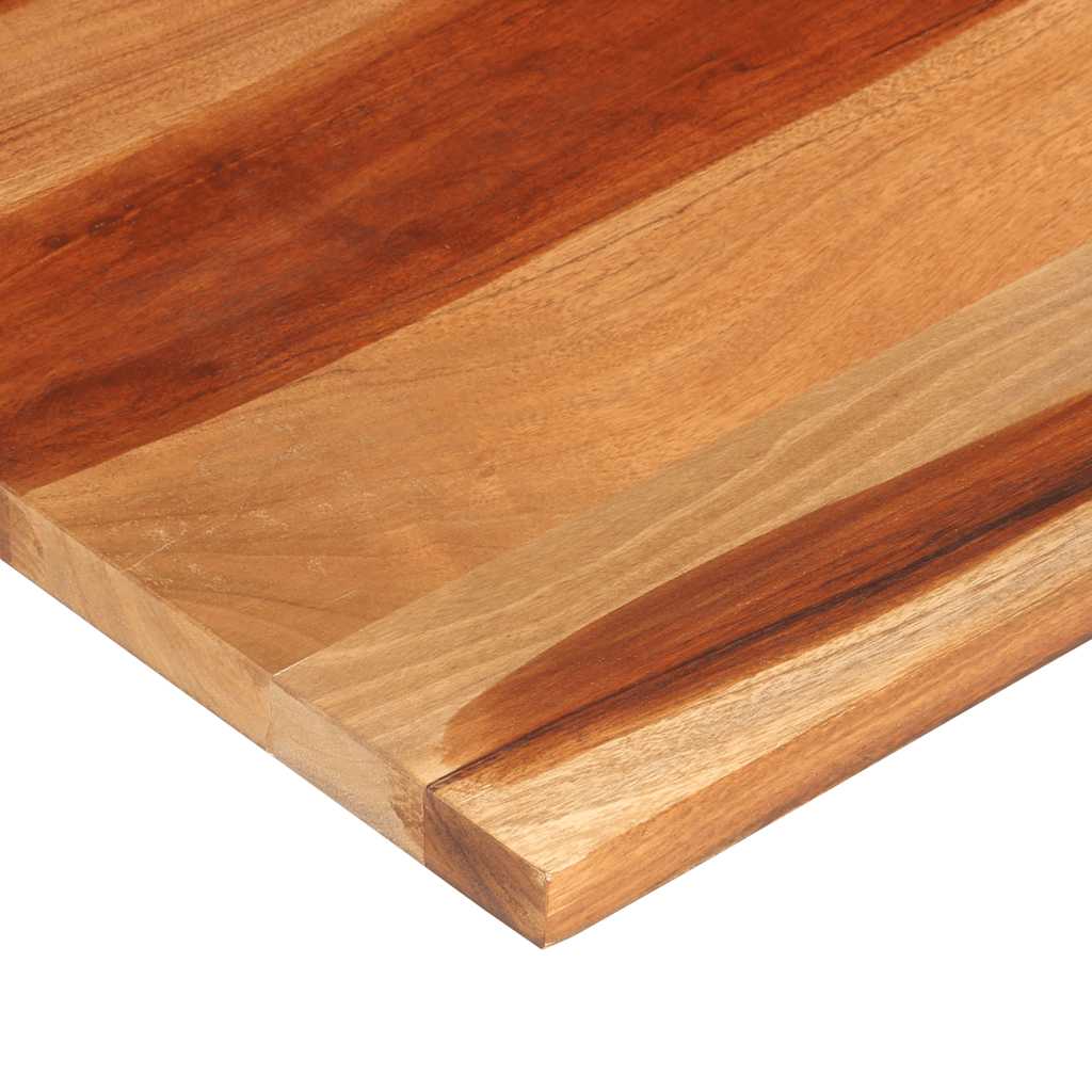 Tampo de mesa 140x60x(2,5-2,7) cm madeira de acácia maciça