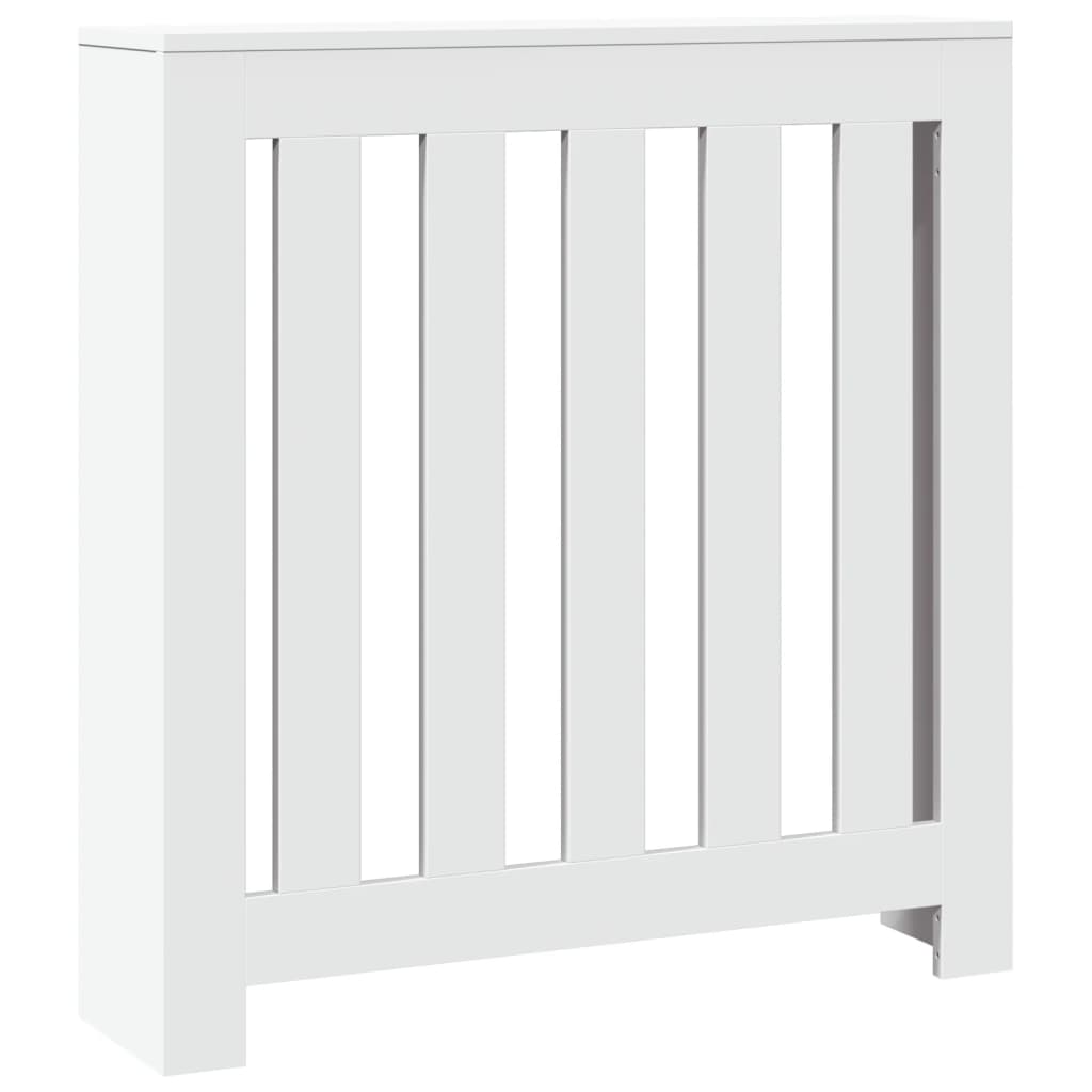 Cobertura de radiador 78x20x82 cm derivados de madeira branco