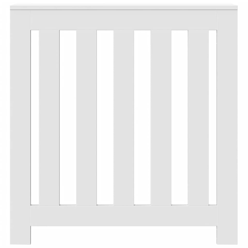 Cobertura de radiador 78x20x82 cm derivados de madeira branco
