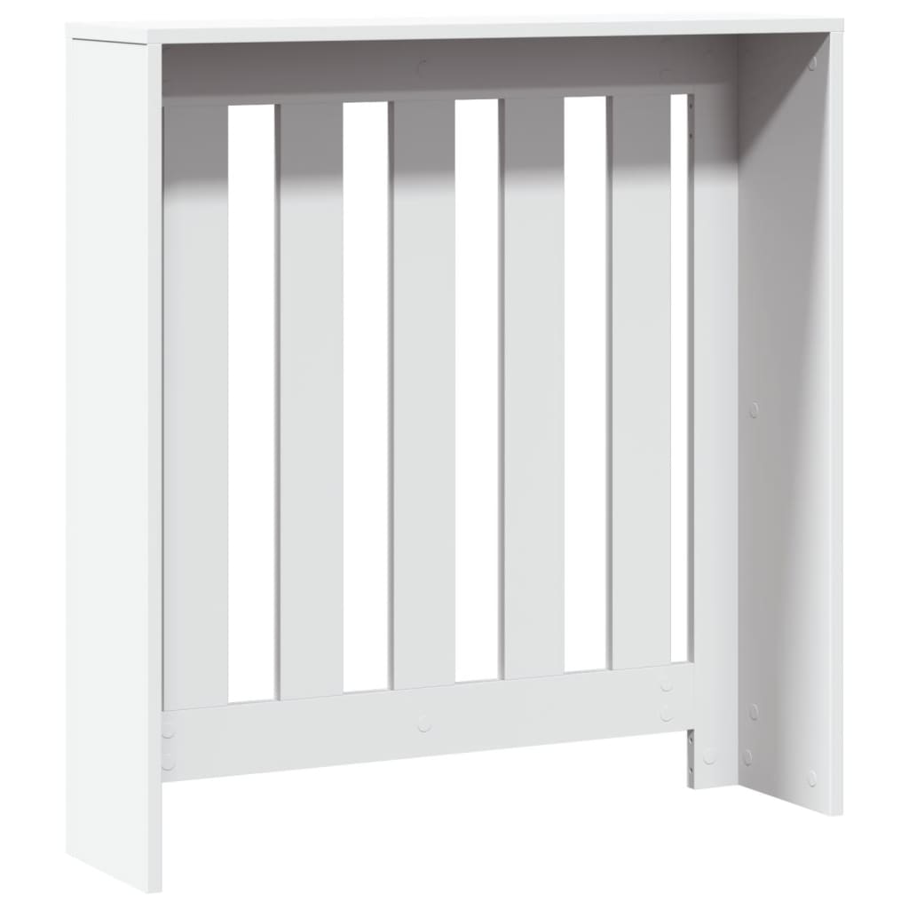 Cobertura de radiador 78x20x82 cm derivados de madeira branco