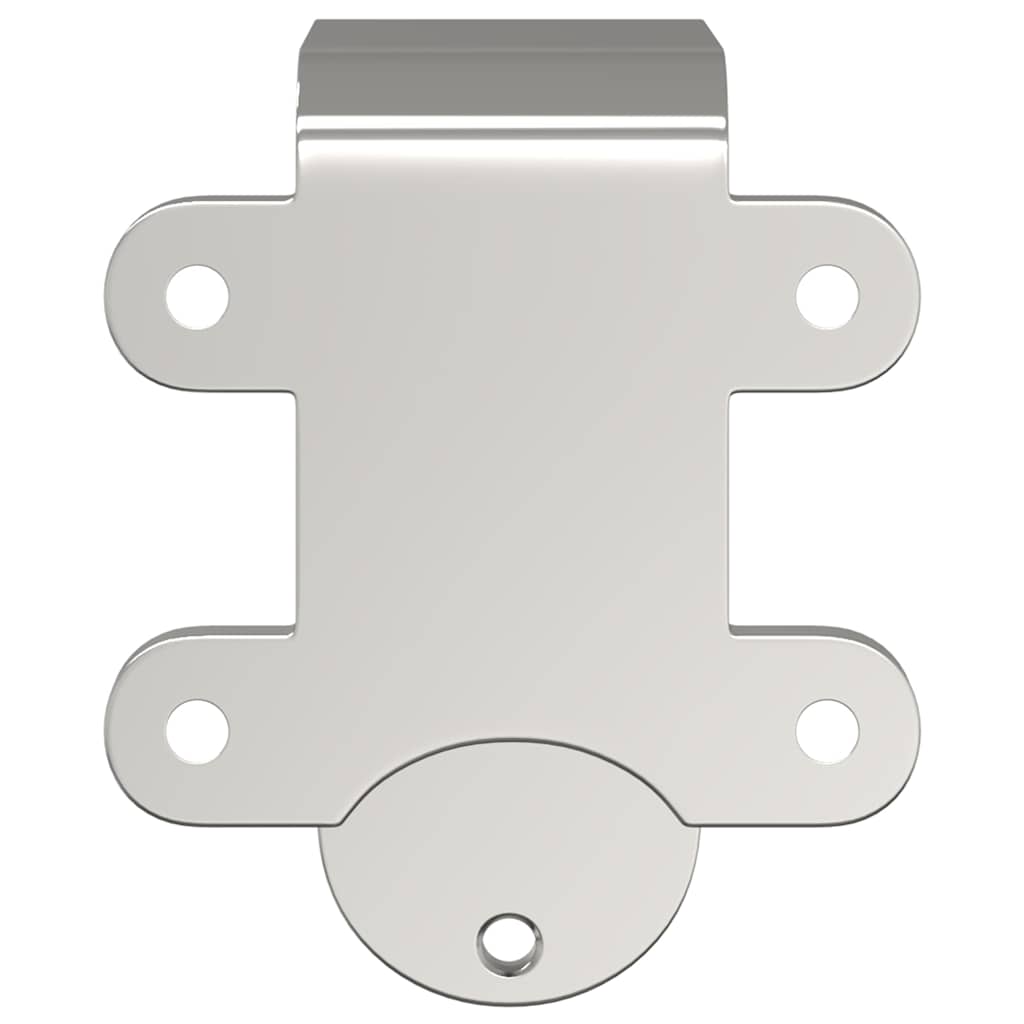 Barn door bypass brackets 4 pcs trilhos redondos aço inoxidável