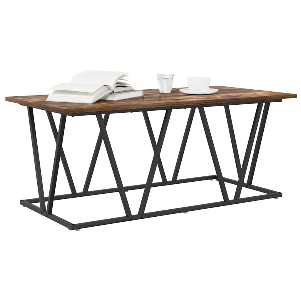 Mesa de centro carvalho defumado 100 x 50 x 40 cm