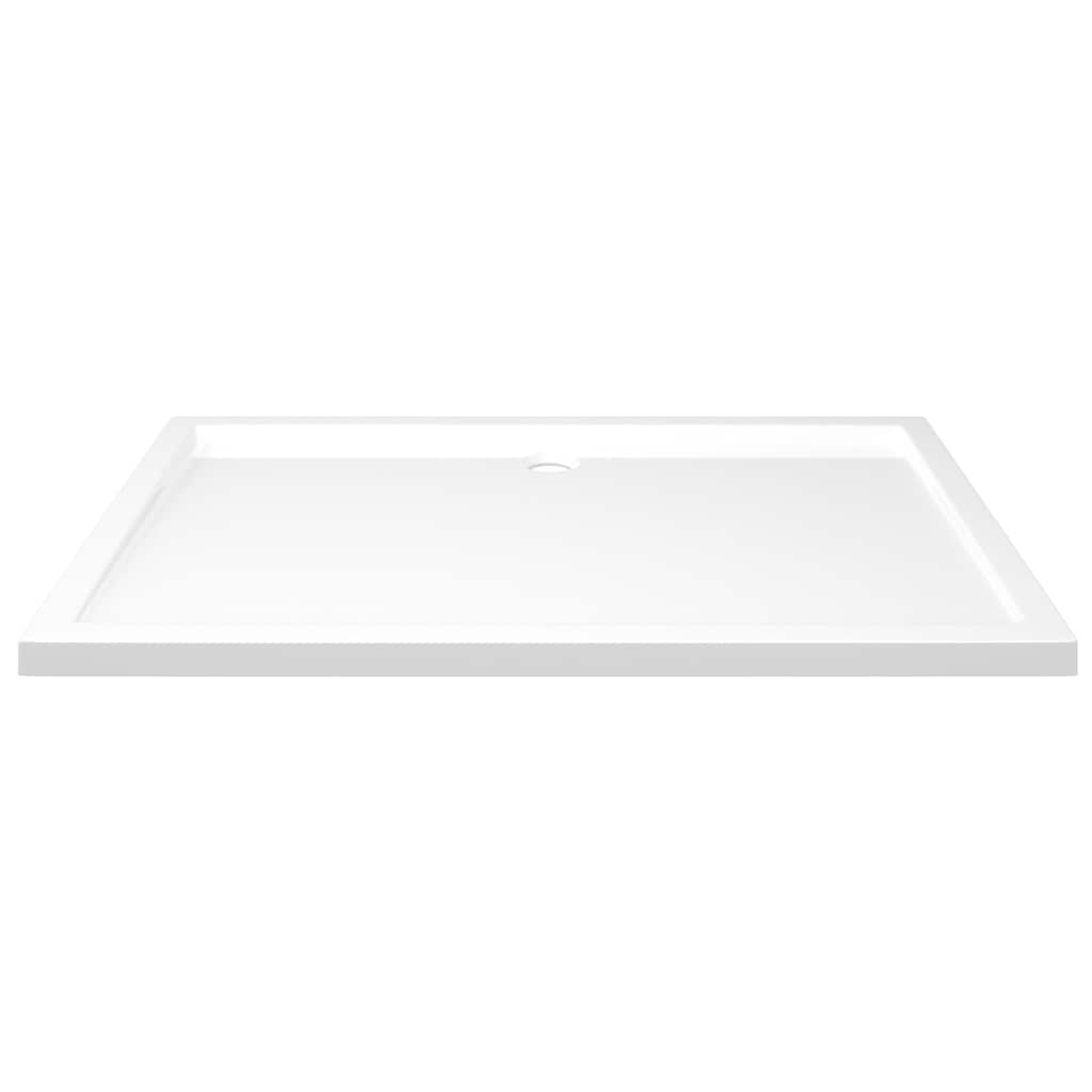 Base de chuveiro retangular 80x120 cm ABS branco