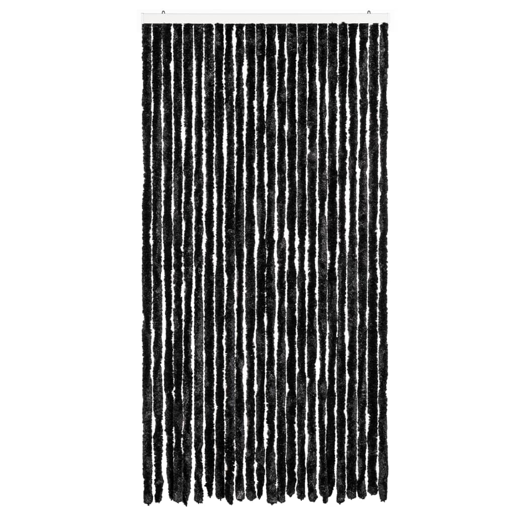 Cortina anti-insetos 100x220 cm chenille antracite