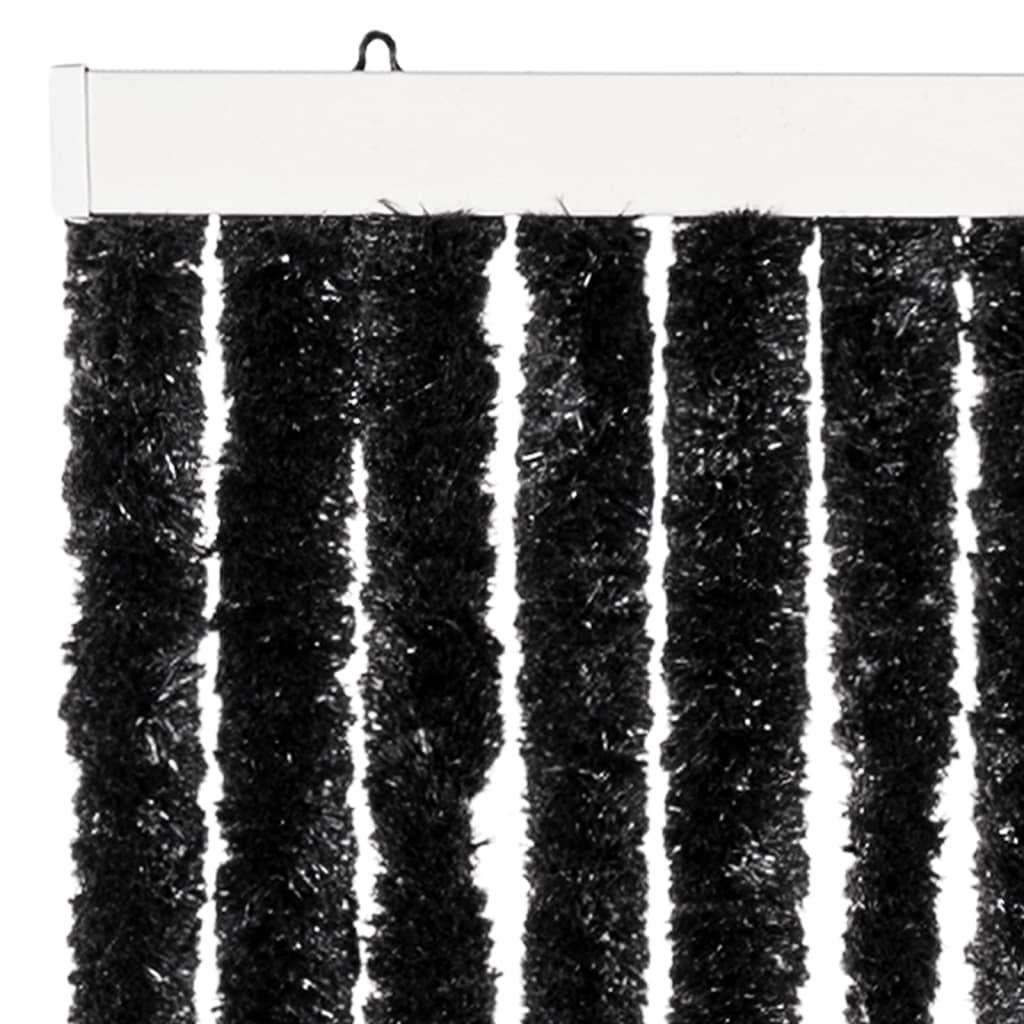Cortina anti-insetos 100x220 cm chenille antracite