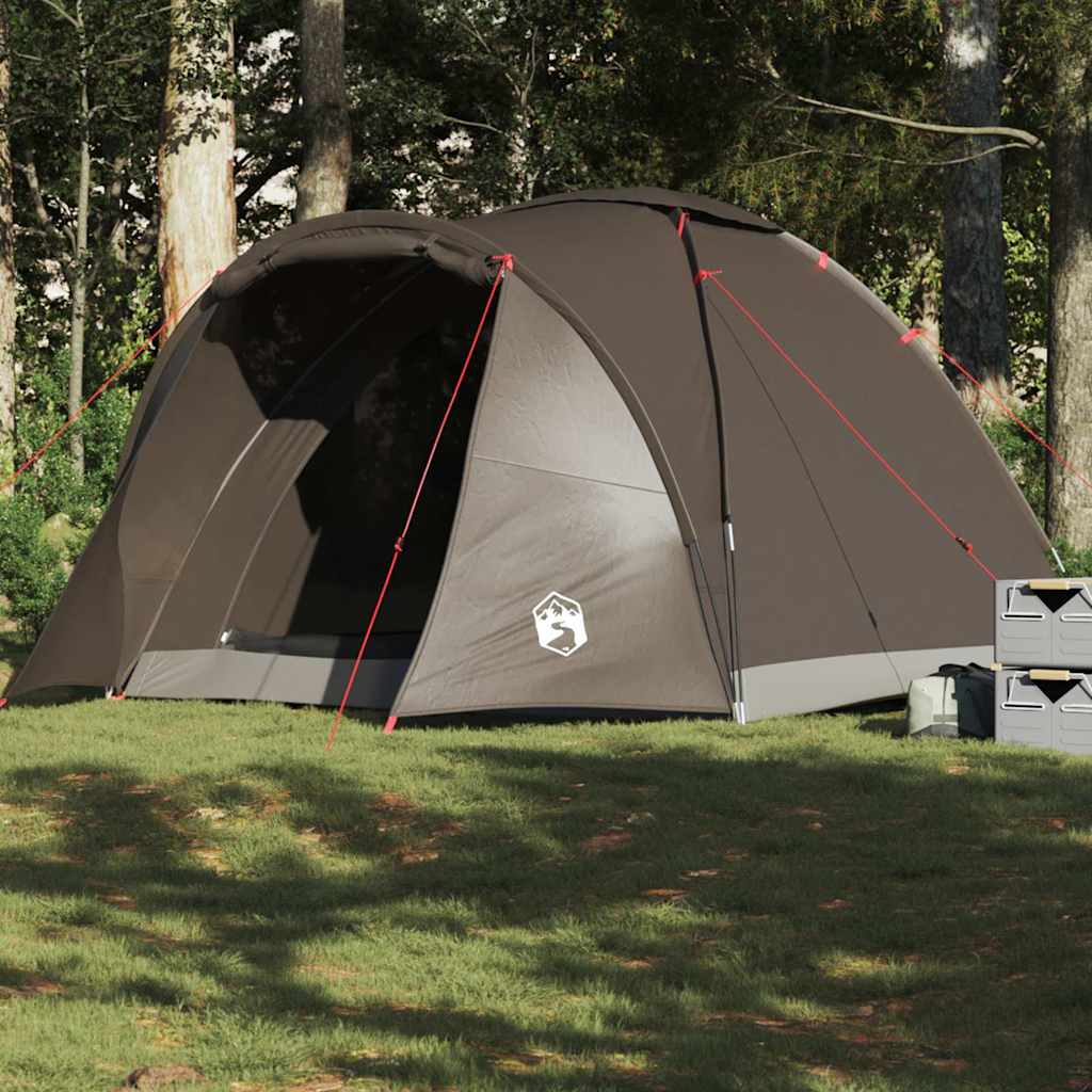 Tenda de pesca para 2 pessoas impermeável castanho