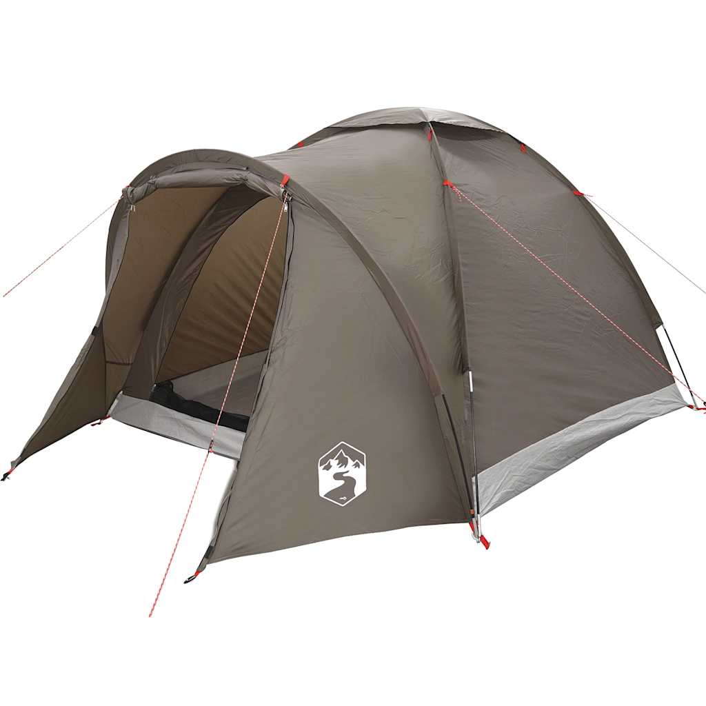 Tenda de pesca para 2 pessoas impermeável castanho