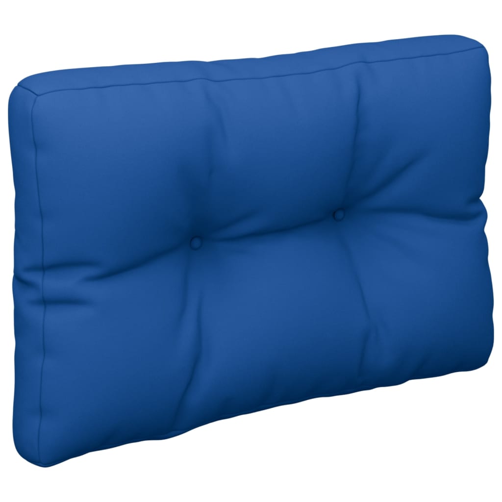 Almofadão para sofá de paletes 50x40x12 cm tecido azul real